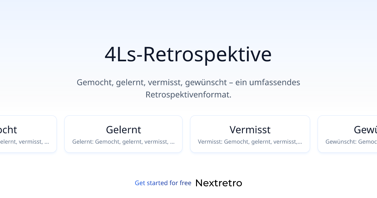 4Ls-Retrospektive