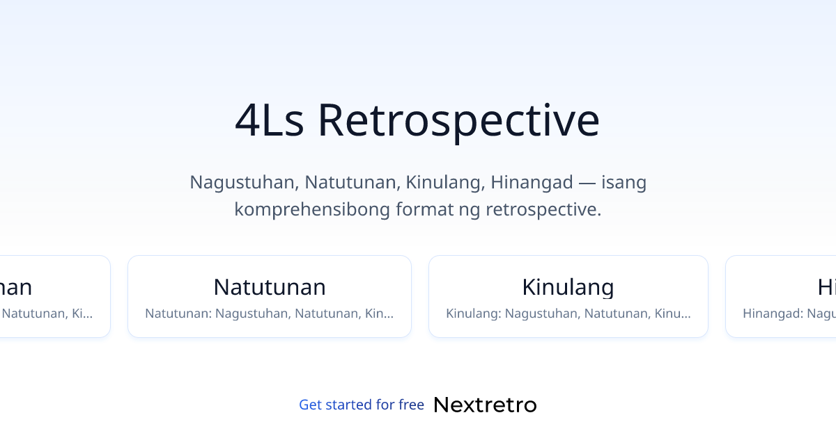 4Ls Retrospective