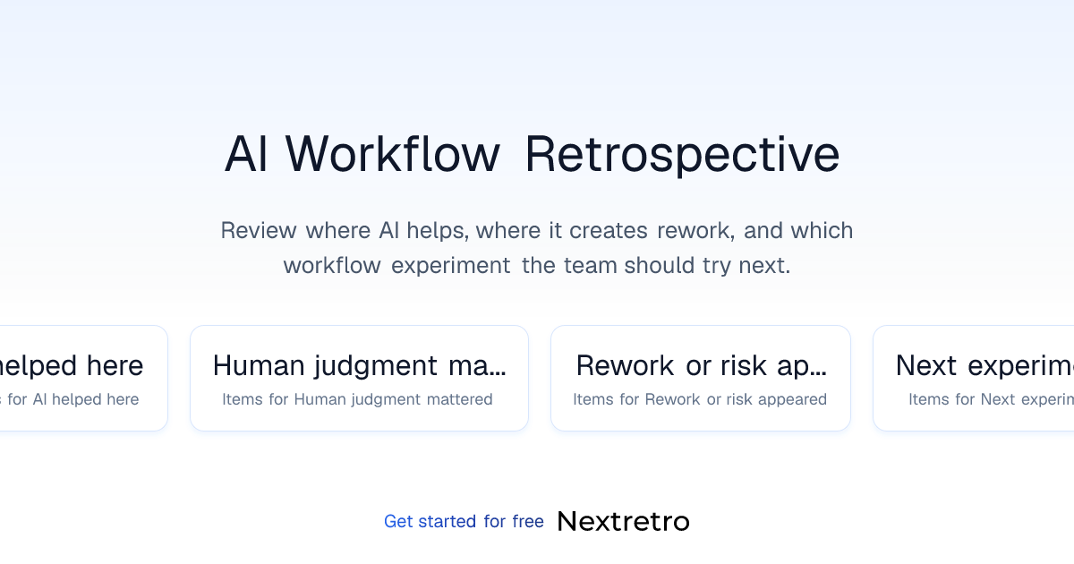 AI Workflow Retrospective