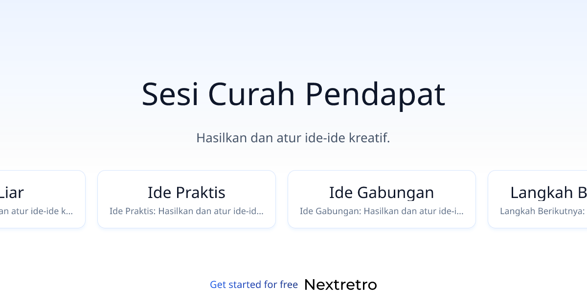 Sesi Curah Pendapat