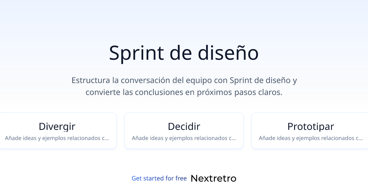 Sprint de diseño