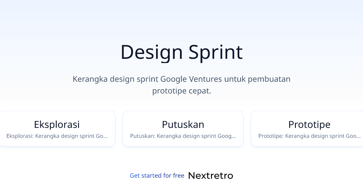 Design Sprint