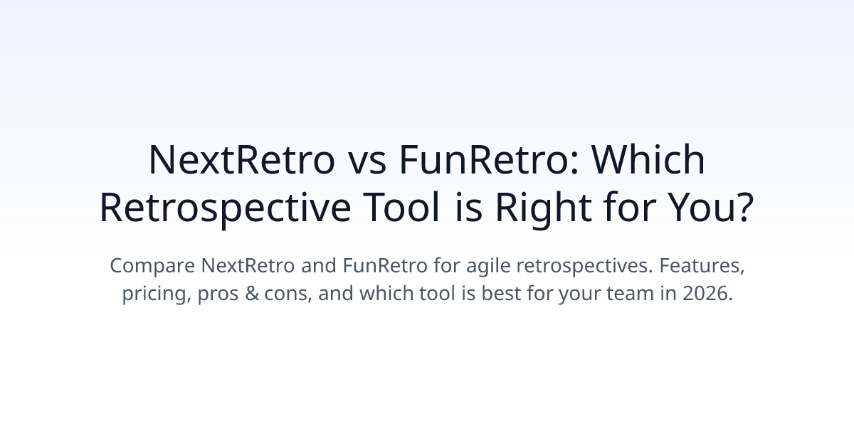 NextRetro vs FunRetro: Should You Switch?