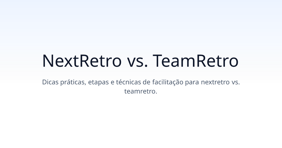 NextRetro vs. TeamRetro