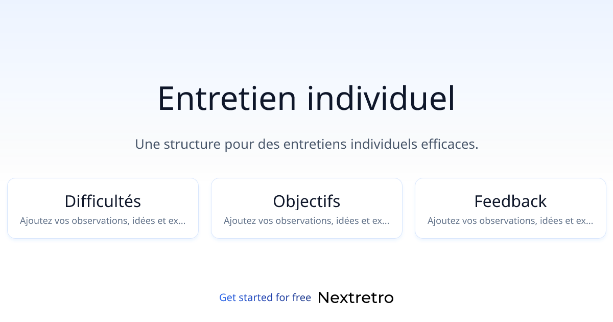 Entretien individuel