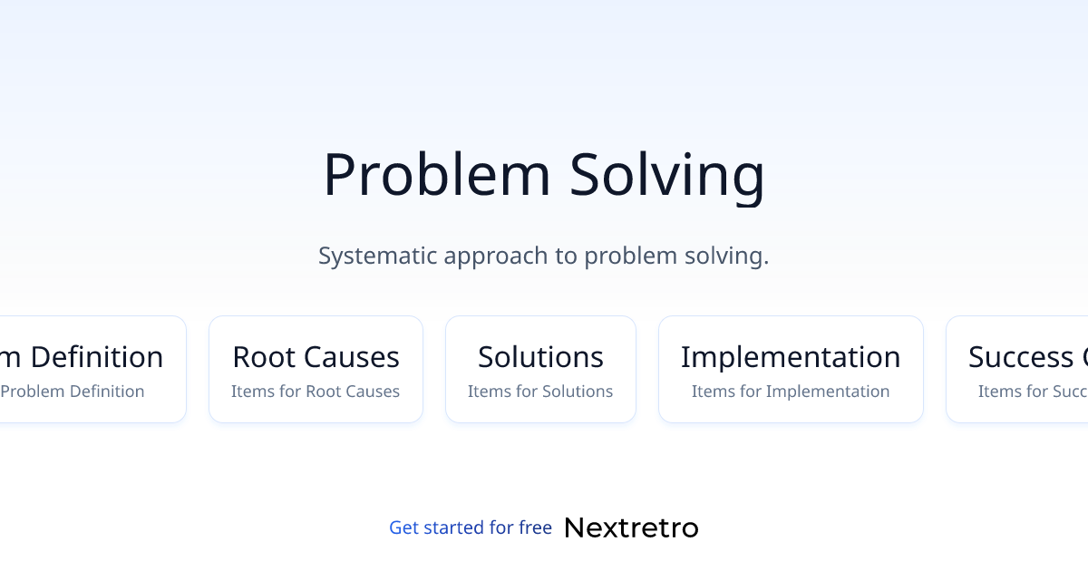 Problem Solving