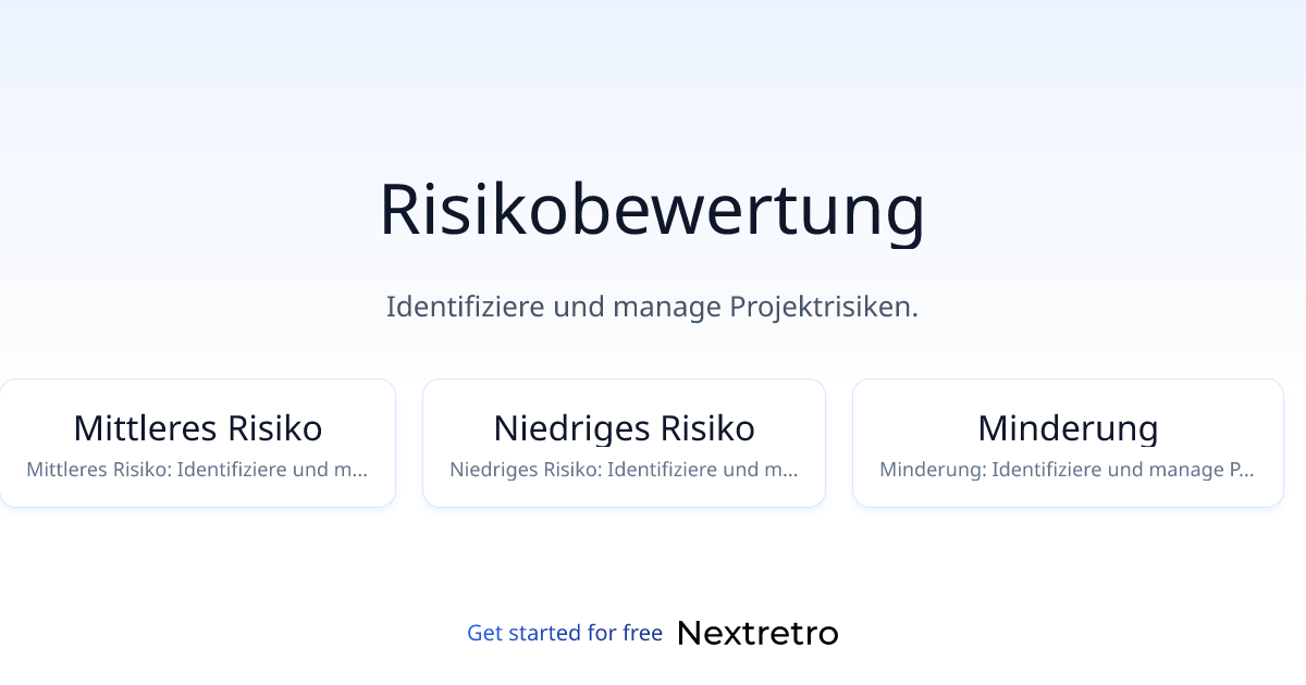 Risikobewertung