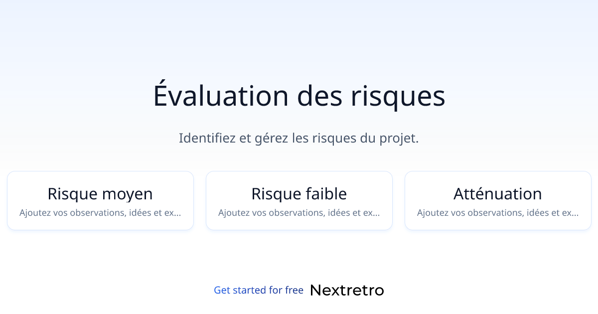 Évaluation des risques