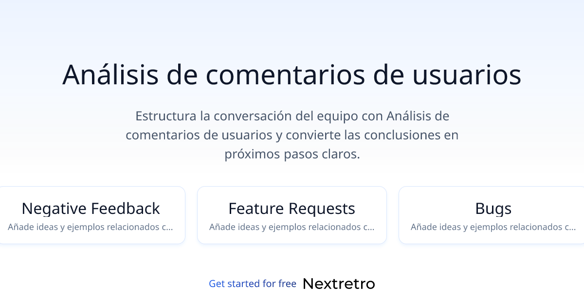 Análisis de comentarios de usuarios