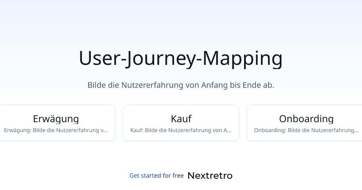 User-Journey-Mapping